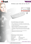 Trust Wireless Laser MediaPlayer Deskset DS-4700R ES