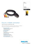 Philips SWV2530 3.0 m Composite A/V Connections Scart cable