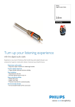 Philips SWV3566 2.0 m Digital audio cable