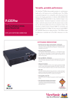 Viewsonic PJ359w Lightweight, Widescreen, Portable Projector