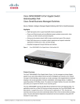 Cisco 8-port Managed Gigabit Switch