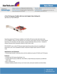 StarTech.com 2 Port PCI Express 1394a FireWire Adapter Card