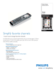 Philips SRU8010 Icon Universal Remote Control