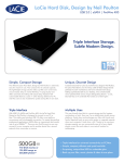 LaCie Hard Disk, Design by Neil Poulton 500GB