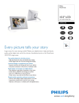 Philips 10FF2CME 10.2" LCD 9.4" v.area 3:2 frame ratio PhotoFrame