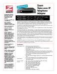 Zoom 5801 Voice over IP Telephone Adapter