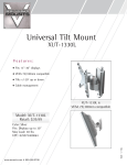 Premier Mounts Universal Tilt/Pivot Mount for 13-30" Displays (XUT-1330L)