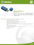Trendnet Bluetooth® USB Adapter