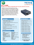 Trendnet TFC-110MM network media converter
