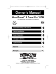 Tripp Lite OmniSmart 1050 UPS - 1050VA 705W
