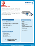 Trendnet TK-C06 keyboard video mouse (KVM) cable