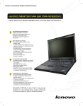 Lenovo ThinkPad T500, Intel Core2Duo P8600, 2GB, 160GB, 15.4"