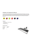 Conceptronic Wireless UK Keyboard & Mouse