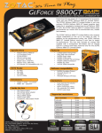Zotac ZT-98GES5P-FCP GeForce 9800 GT graphics card