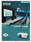 Epson EB-G5350NL VIDEO PROJECTOR