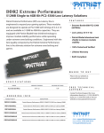 Patriot Memory DDR2 2GB (2 x 1GB) PC2-5300