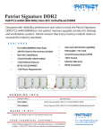 Patriot Memory DDR2 2GB CL5 PC2-6400 (800MHz) DIMM