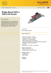 DeLOCK Bridge Board SATA > USB 2.0-B female