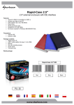 Sharkoon Rapid-Case 2.5" IDE/USB Black USB powered