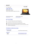 Sony VAIO VGN-AR71E notebook