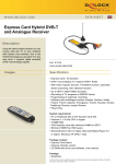 DeLOCK Express Card Hybrid DVB-T/Analogue Receiver