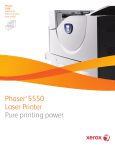 Xerox Phaser 5550, 256MB