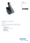 Philips Perfect sound Cordless telephone