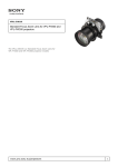 Sony VPLL-Z4019 projection lense