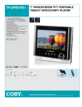 Coby DVD/CD/MP3 Player