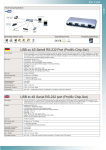 EXSYS USB to 4S Serial RS-232 port (Prolific Chip-Set)