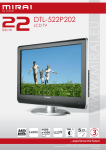 Mirai DTL-522P202 LCD TV