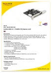 DeLOCK Combo USB 2.0/FireWire PCI Express Card