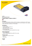 DeLOCK USB 2.0 - 4x - PCMCIA card