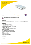 DeLOCK 2.5“ External enclosure SATA HDD to USB 2.0