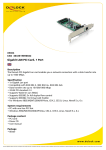 DeLOCK Gigabit LAN PCI Card, 1 Port