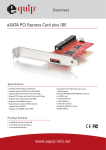 Equip eSATA II PCI Express Card + IDE