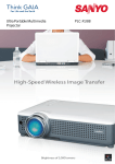 Sanyo Ultra Portable Multimedia Projector PLC-XU88