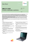 Fujitsu AMILO Xi 2428, 15.4", T8100, 3GB DDR-2, 320GB