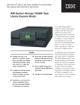 IBM Tape Library Express Model