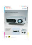 Toshiba LCD Data Projector TLP-WX2200
