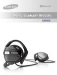 Samsung SBH100 Stereo Bluetooth Headset