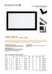 Kingpin Screens Velvet Framed Screen