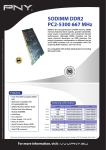 PNY Sodimm DDR2 667MHz (PC2-5300) kit 2GB
