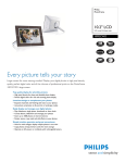 Philips 10FF2CWO 10.2" LCD 9.4" v.area 3:2 frame ratio PhotoFrame
