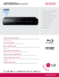 LG Super BLU™ Player BH200