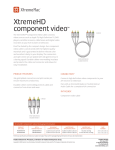 XtremeMac XtremeHD Component Video Cable, 4m
