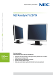 NEC AccuSync® LCD73V