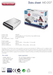 Sitecom eSATA / USB 2.0 3.5" Hard Drive Case