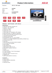 Akai 19" LCD-TV / DVD Combi 19"
