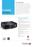 Viewsonic PJ260D data projector